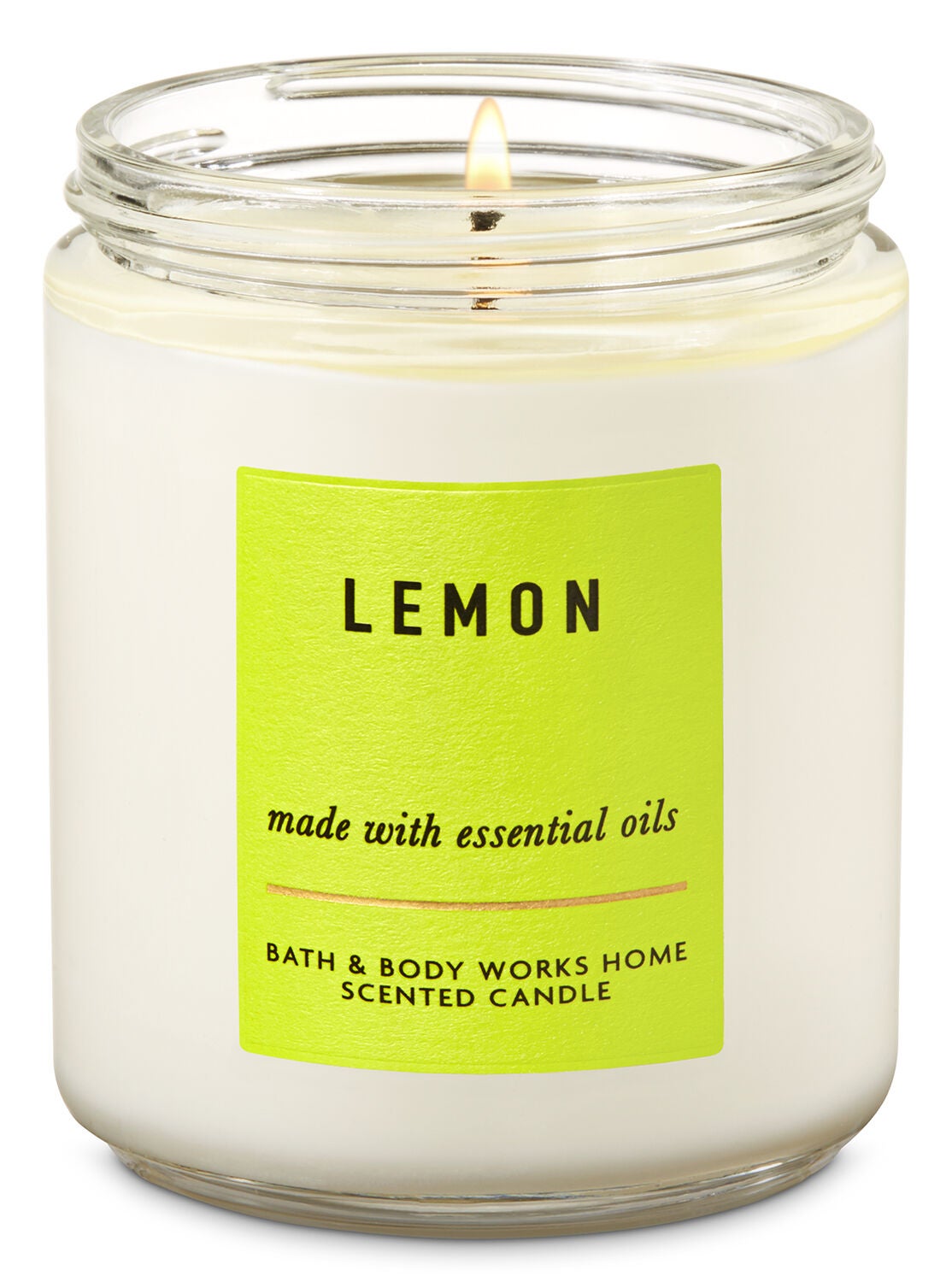 Lemon Medium Candle - Bath And Body Works