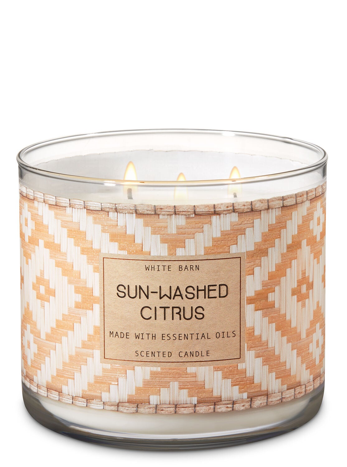 Sun-Washed Citrus 3-Wick Candle - Bath And Body Works