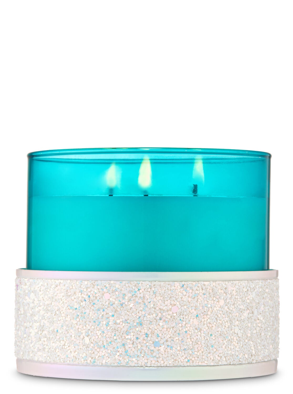 Glittery Iridescent 3-Wick Candle Holder - Bath And Body Works