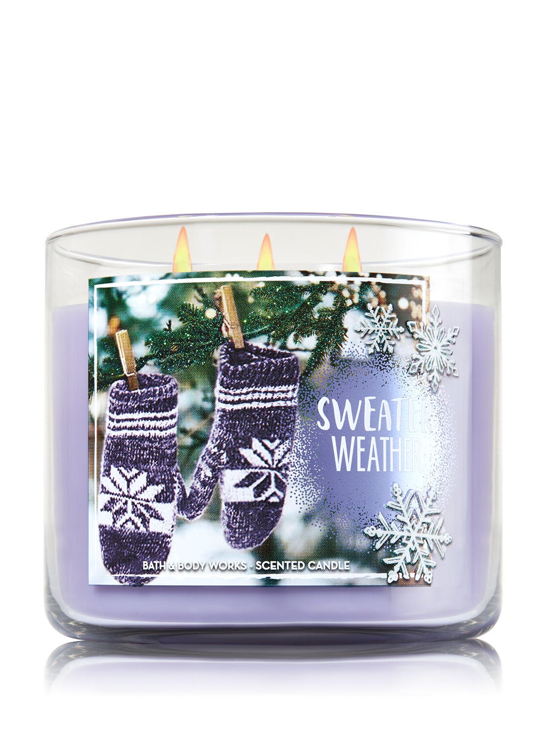 Sweater Weather 3-Wick Candle - Bath And Body Works
