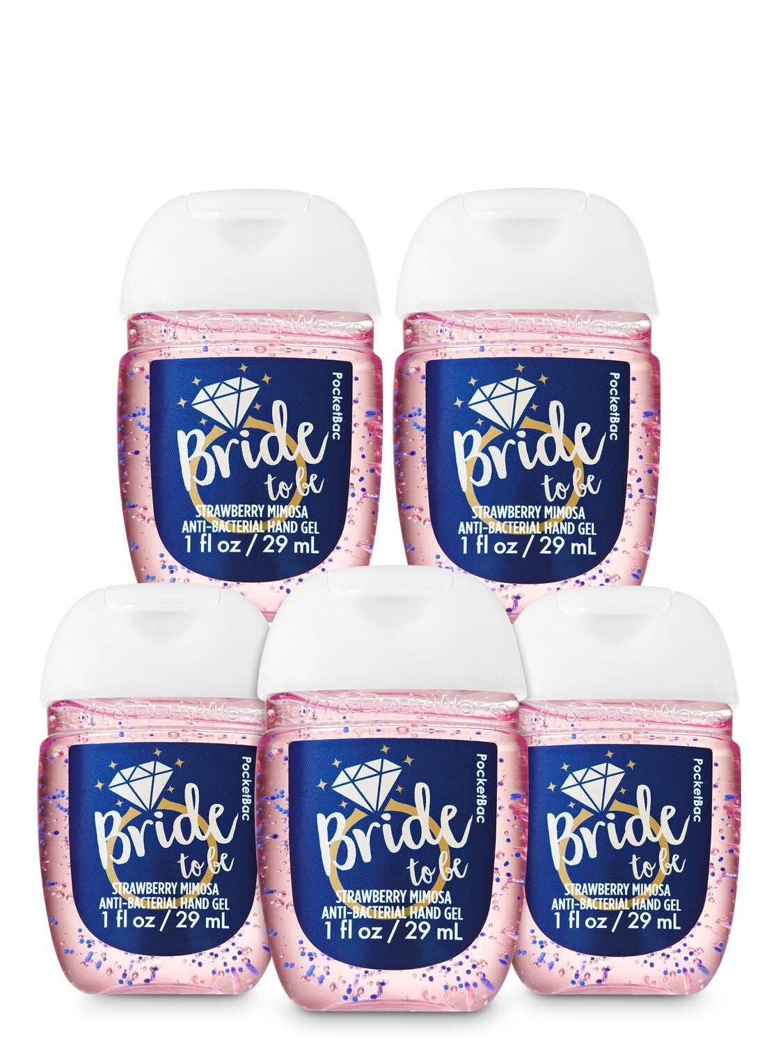 Bride To Be PocketBac Hand Sanitizers, 5-Pack - Bath And Body Works