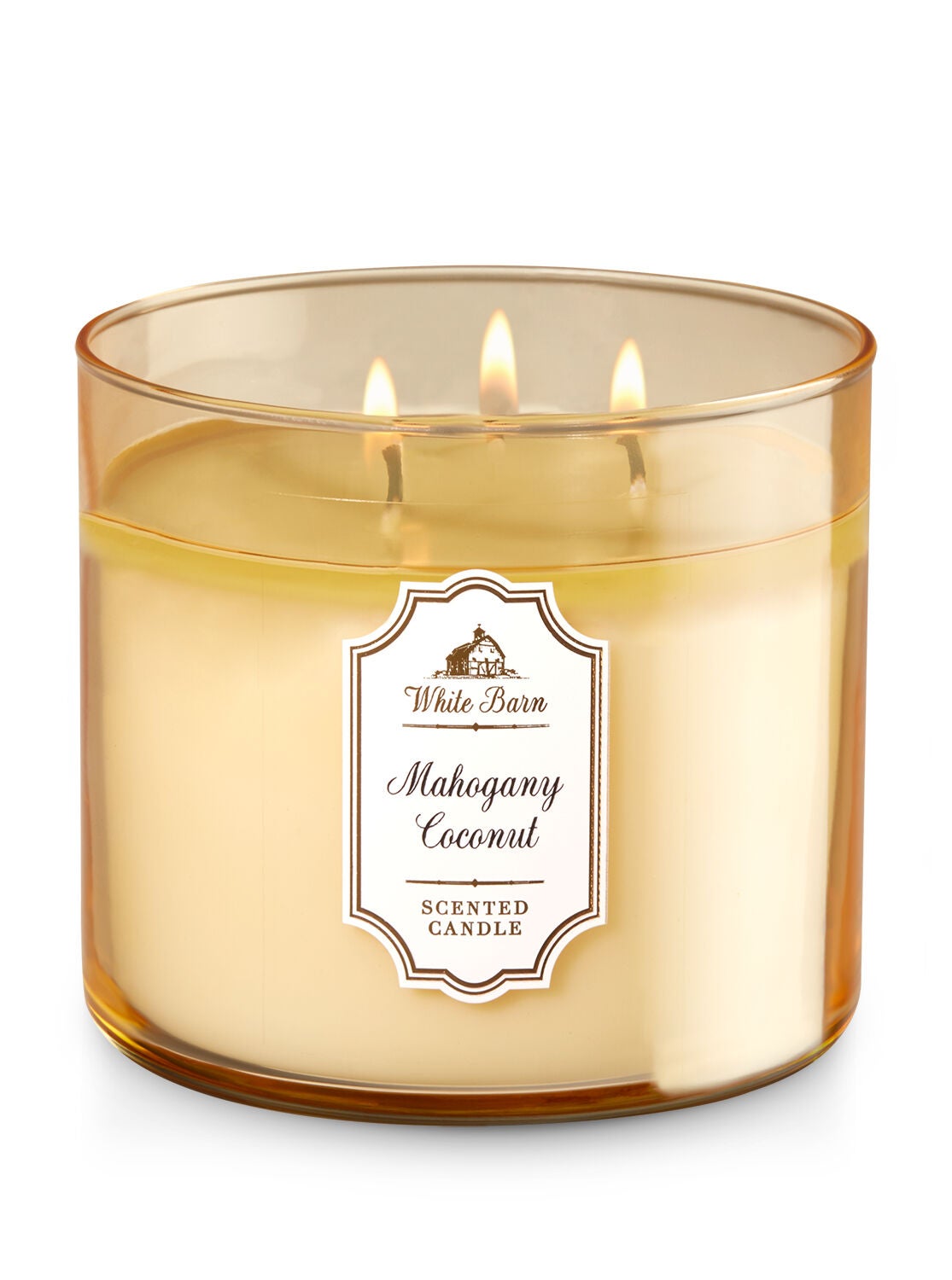 Mahogany Coconut 3-Wick Candle - Bath And Body Works