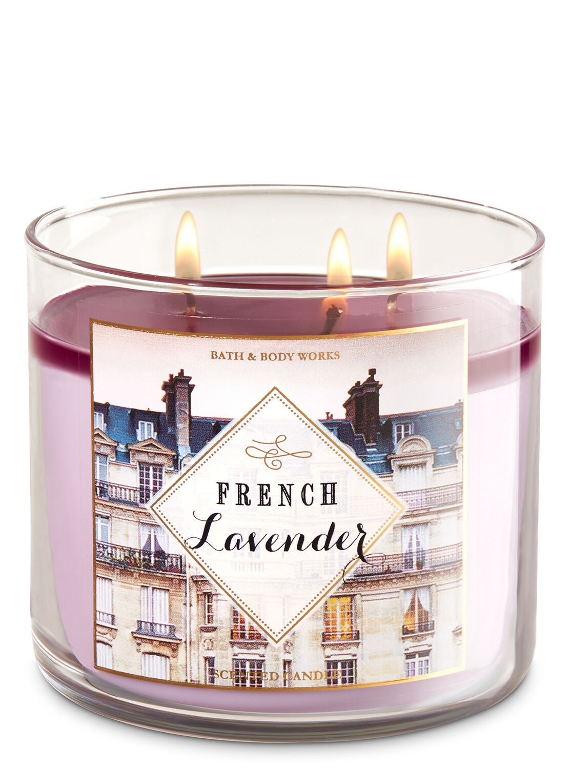 French Lavender 3-Wick Candle - Bath And Body Works