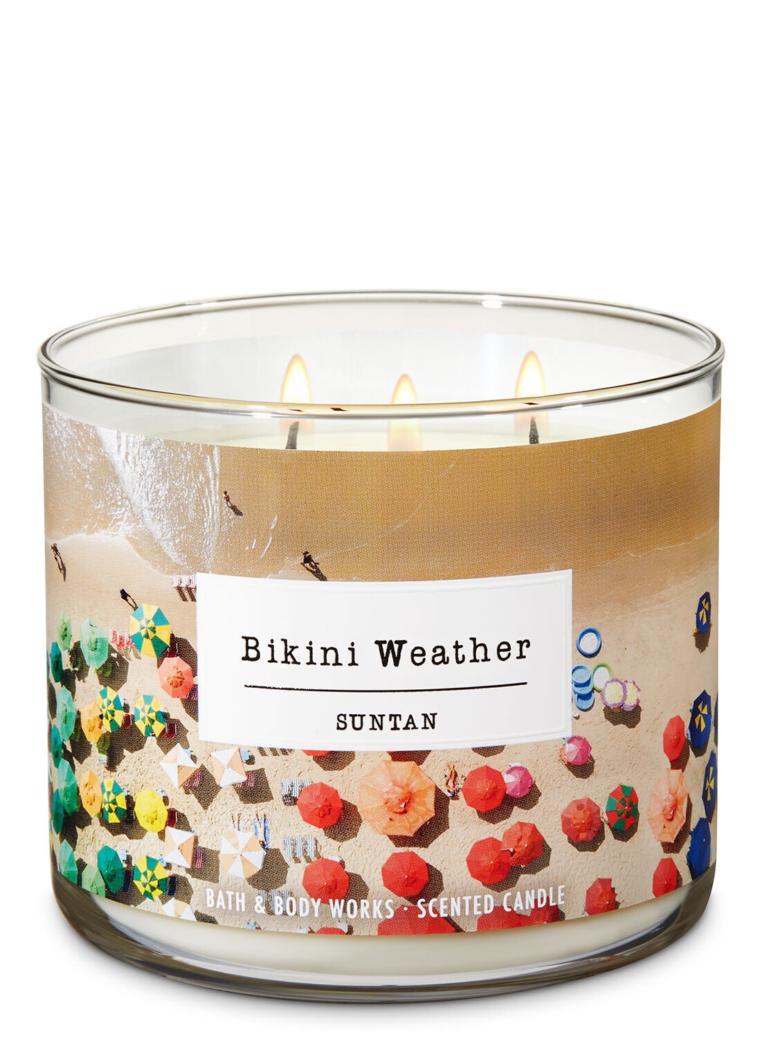 Suntan 3-Wick Candle - Bath And Body Works
