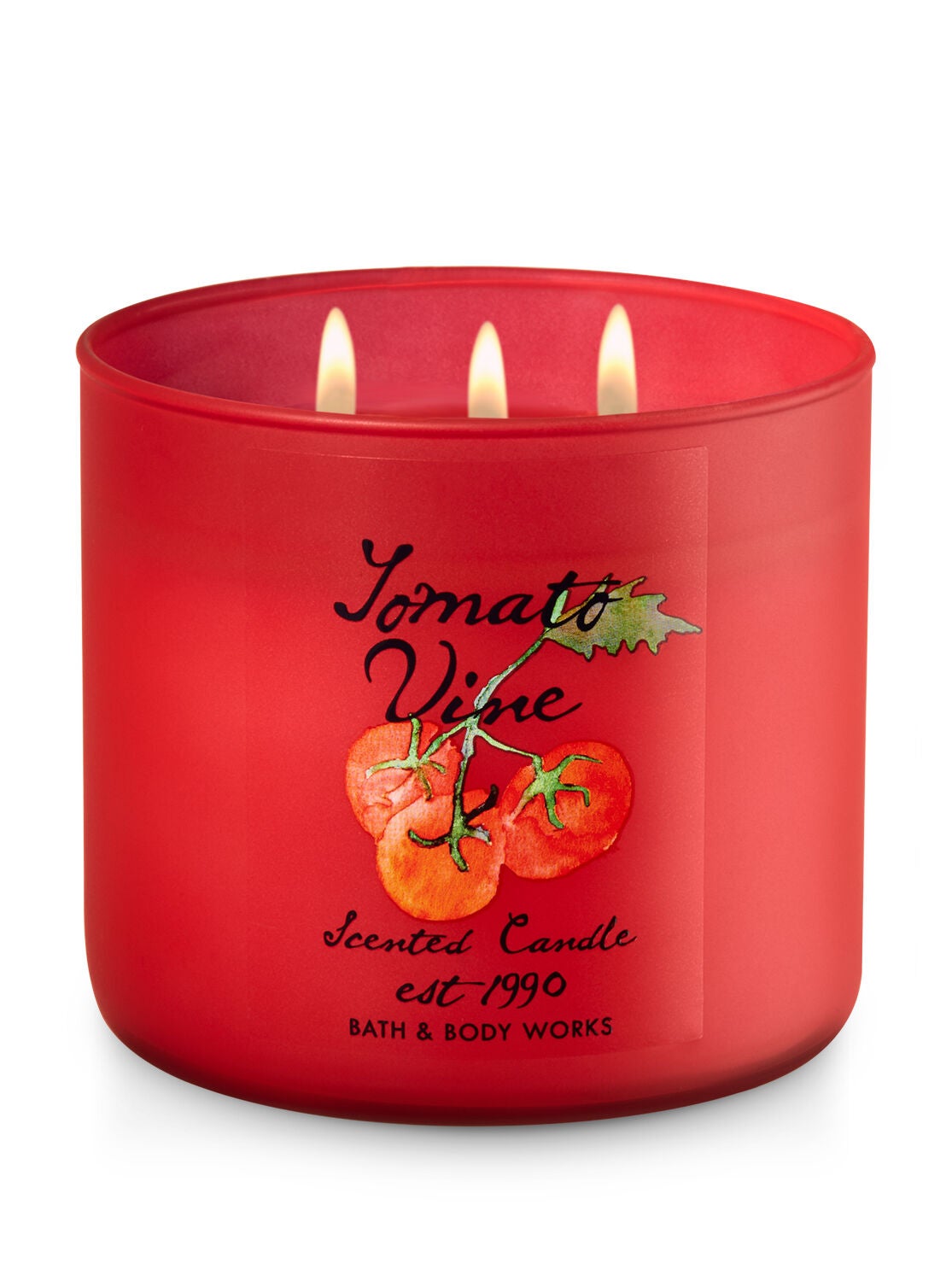 Tomato Vine 3-Wick Candle - Bath And Body Works