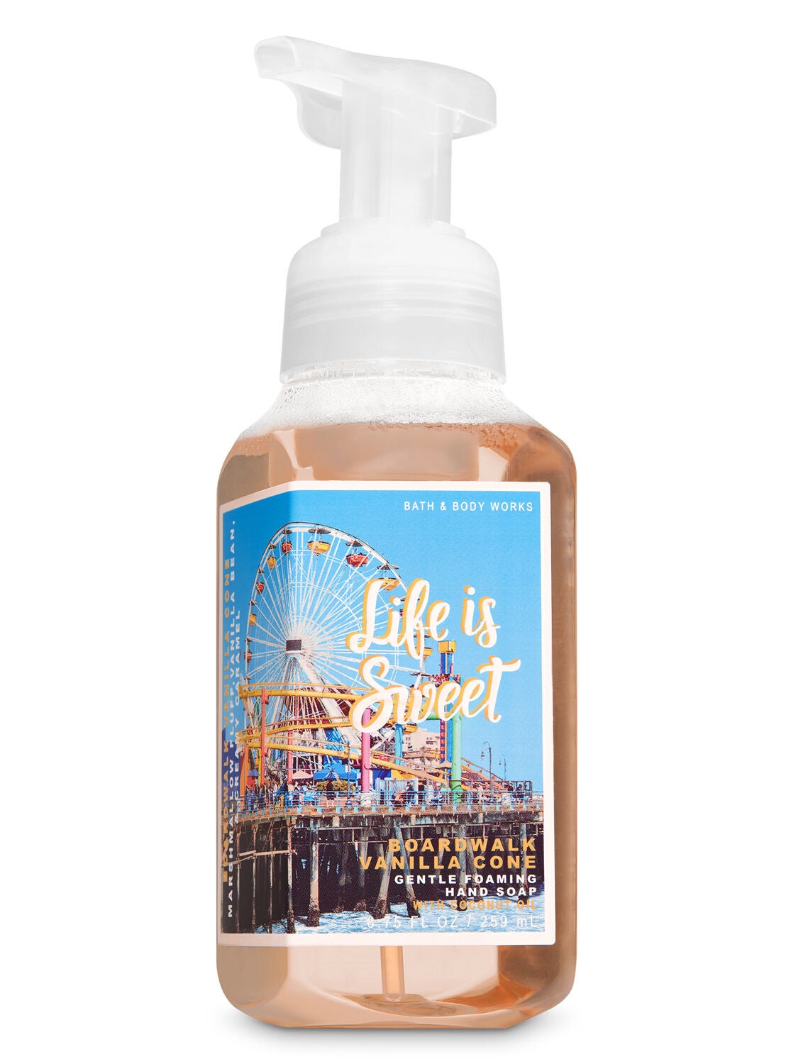 Boardwalk Vanilla Cone Gentle Foaming Hand Soap - Bath And Body Works