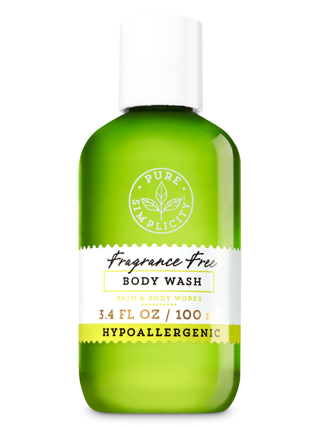 Fragrance Free Travel Size Body Wash - Bath And Body Works