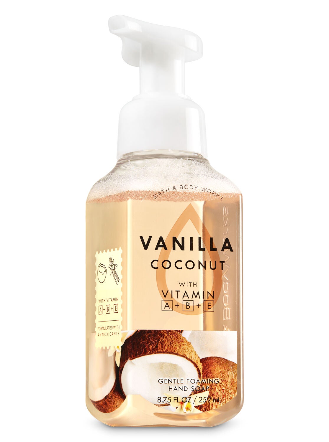 Vanilla Coconut Gentle Foaming Hand Soap - Bath And Body Works