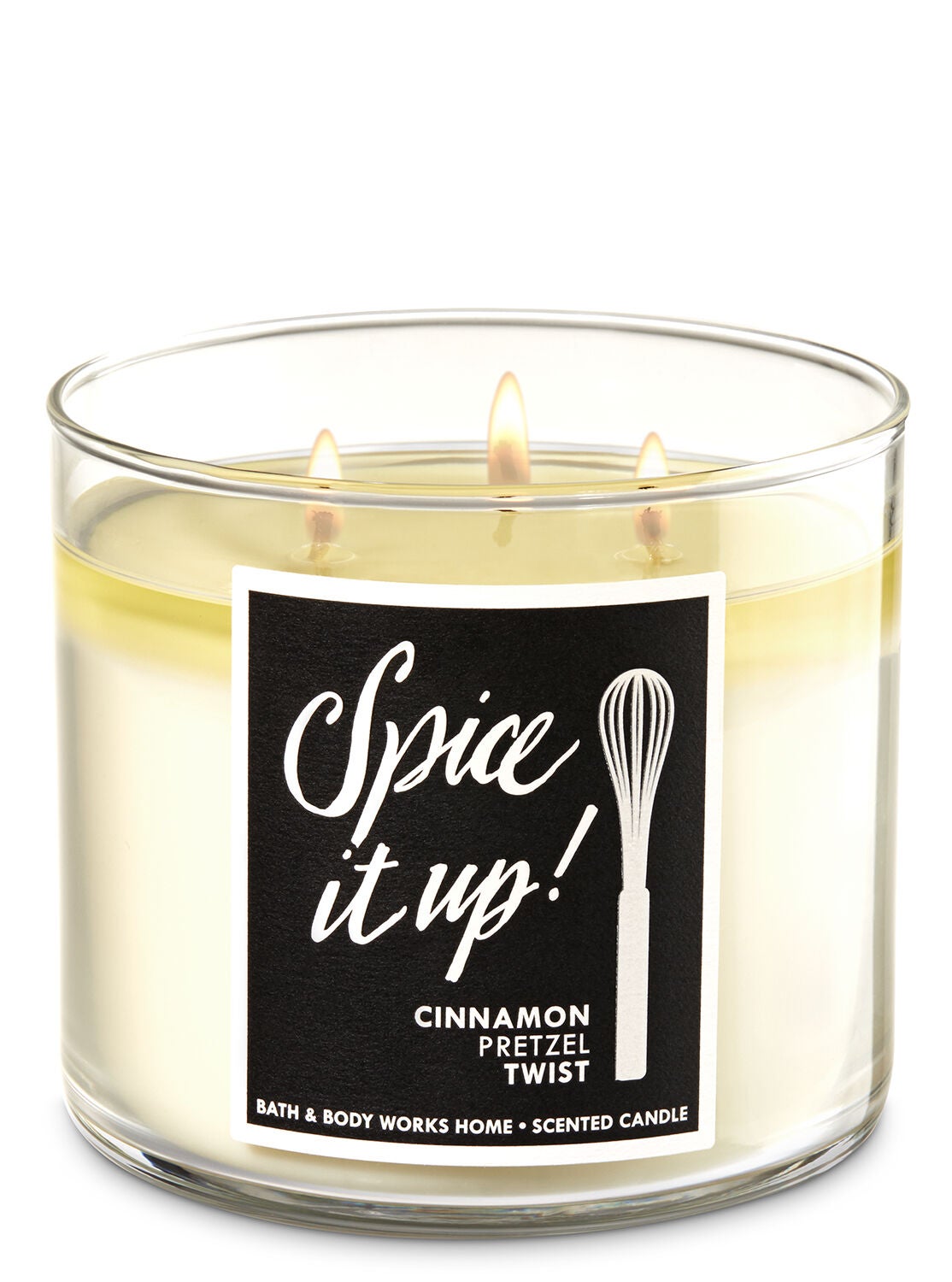 Cinnamon Pretzel Twist 3-Wick Candle - Bath And Body Works