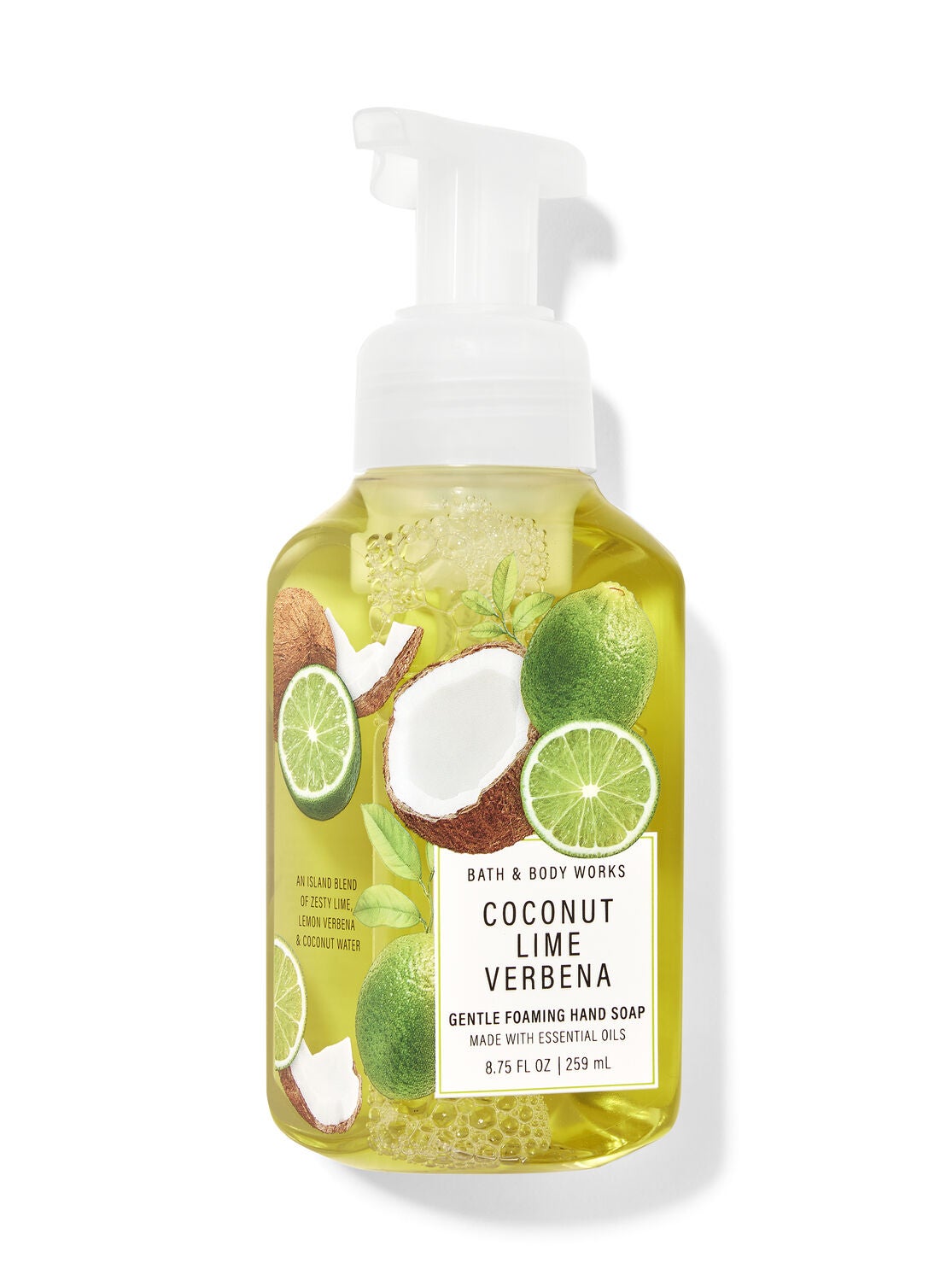 Coconut Lime Verbena Gentle Foaming Hand Soap - Bath And Body Works