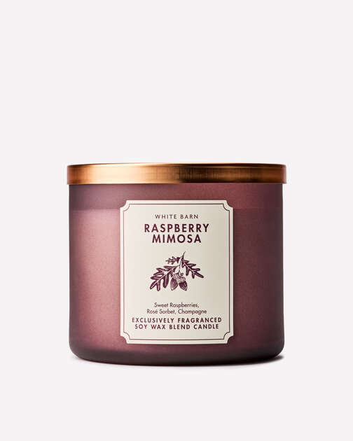 Raspberry Mimosa 3-Wick Candle