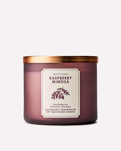 Raspberry Mimosa 3-Wick Candle