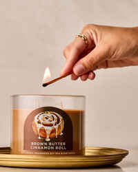 Brown Butter Cinnamon Roll 3-Wick Candle