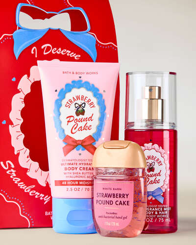 Strawberry Pound Cake Mini Gift Set