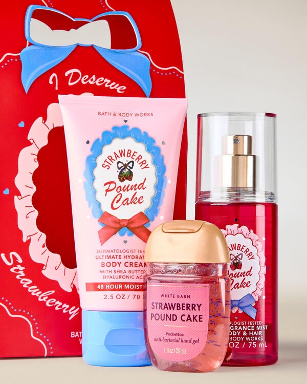 Strawberry Pound Cake Mini Gift Set
