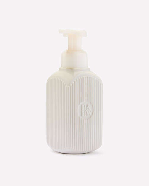 Cream Ceramic Gentle & Clean Foaming Hand Soap Dispenser