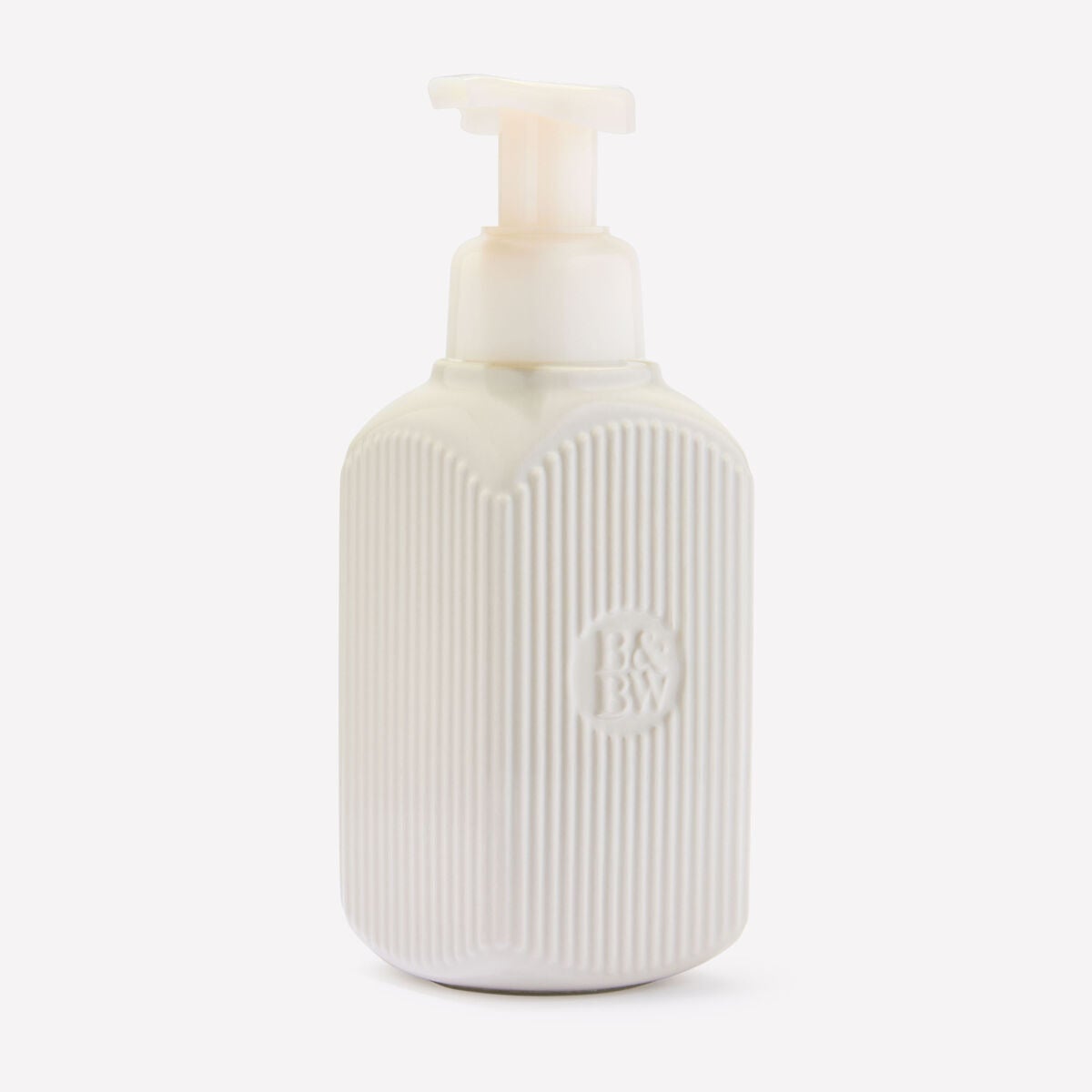 Bath & Body Works Cream Ceramic Gentle & Clean Foaming Hand Soap Dispenser