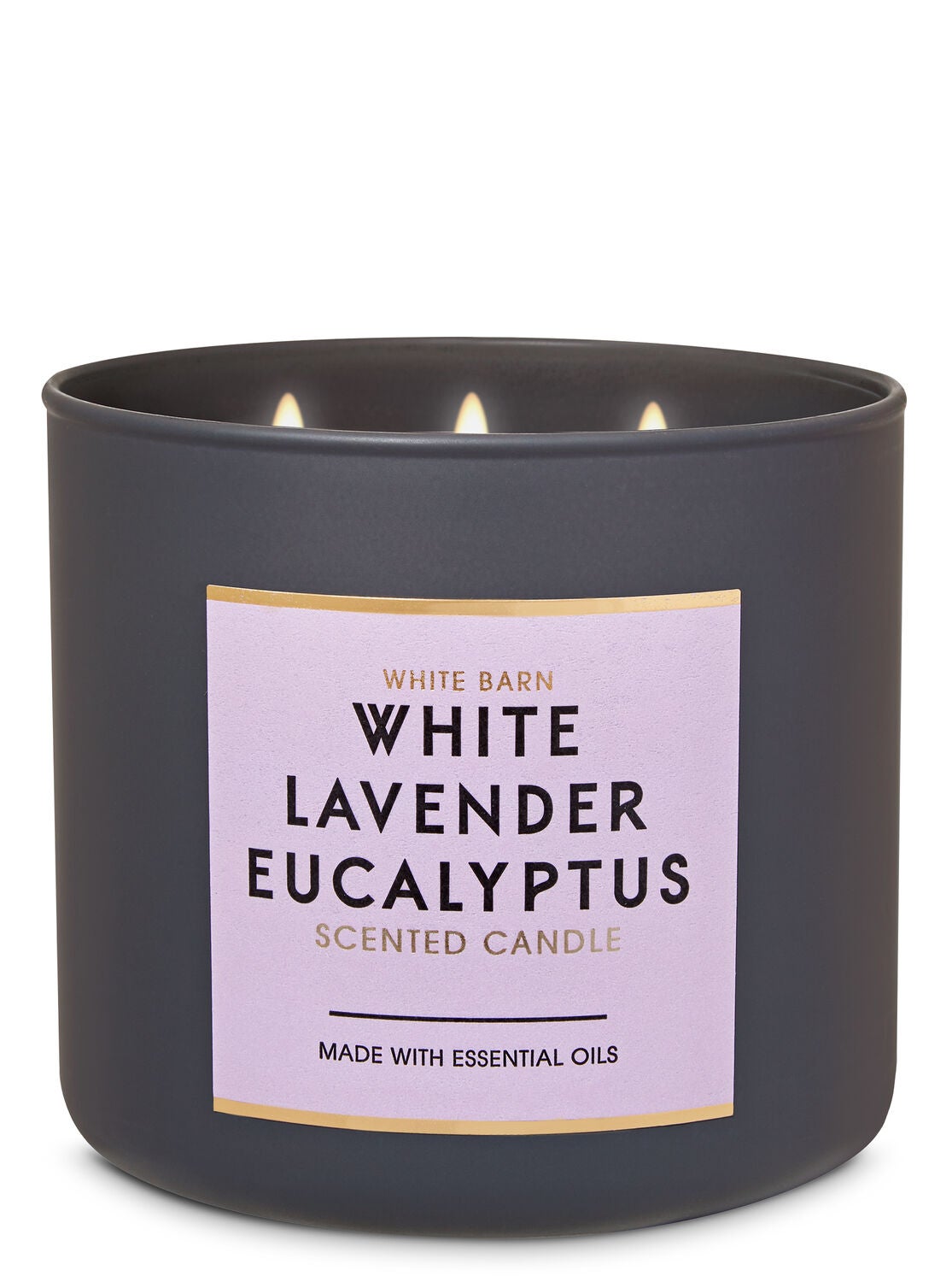 White Lavender Eucalyptus 3-Wick Candle - Bath And Body Works