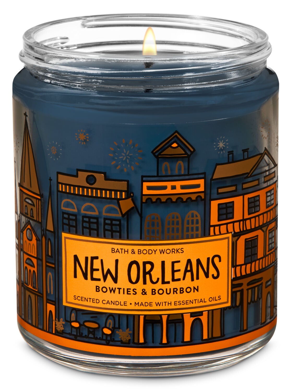 Bowties & Bourbon Single Wick Candle - Bath And Body Works