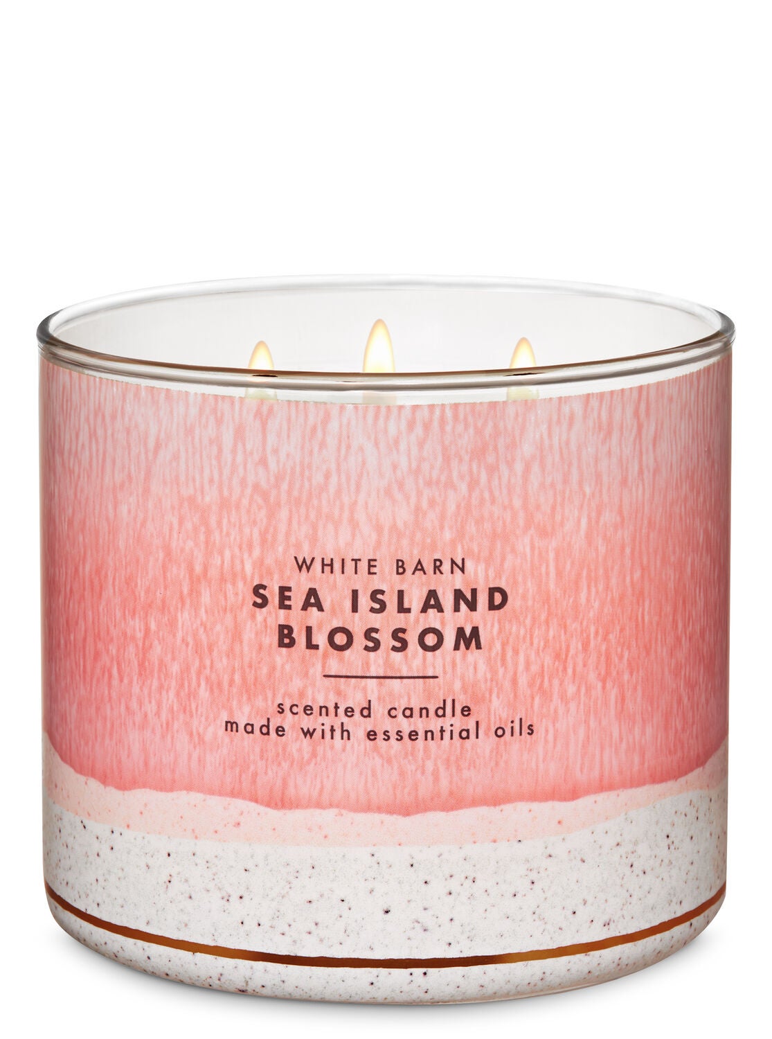White Barn Sea Island Blossom 3-Wick Candle - Bath And Body Works