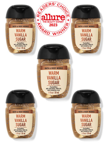 Warm Vanilla Sugar PocketBac Hand Sanitizers, 5-Pack