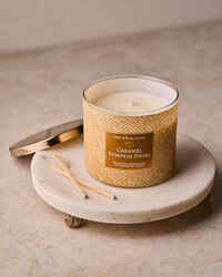 Caramel Pumpkin Swirl 3-Wick Candle