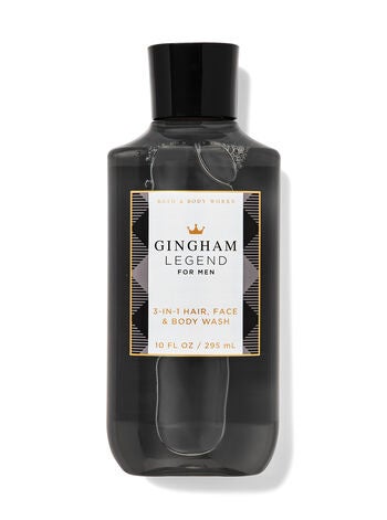 Gingham Legend 3-in-1 Hair, Face & Body Wash - Mens | Bath & Body Works