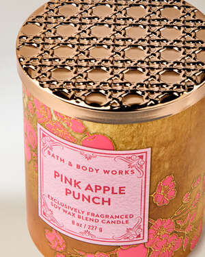 Pink Apple Punch Single Wick Candle