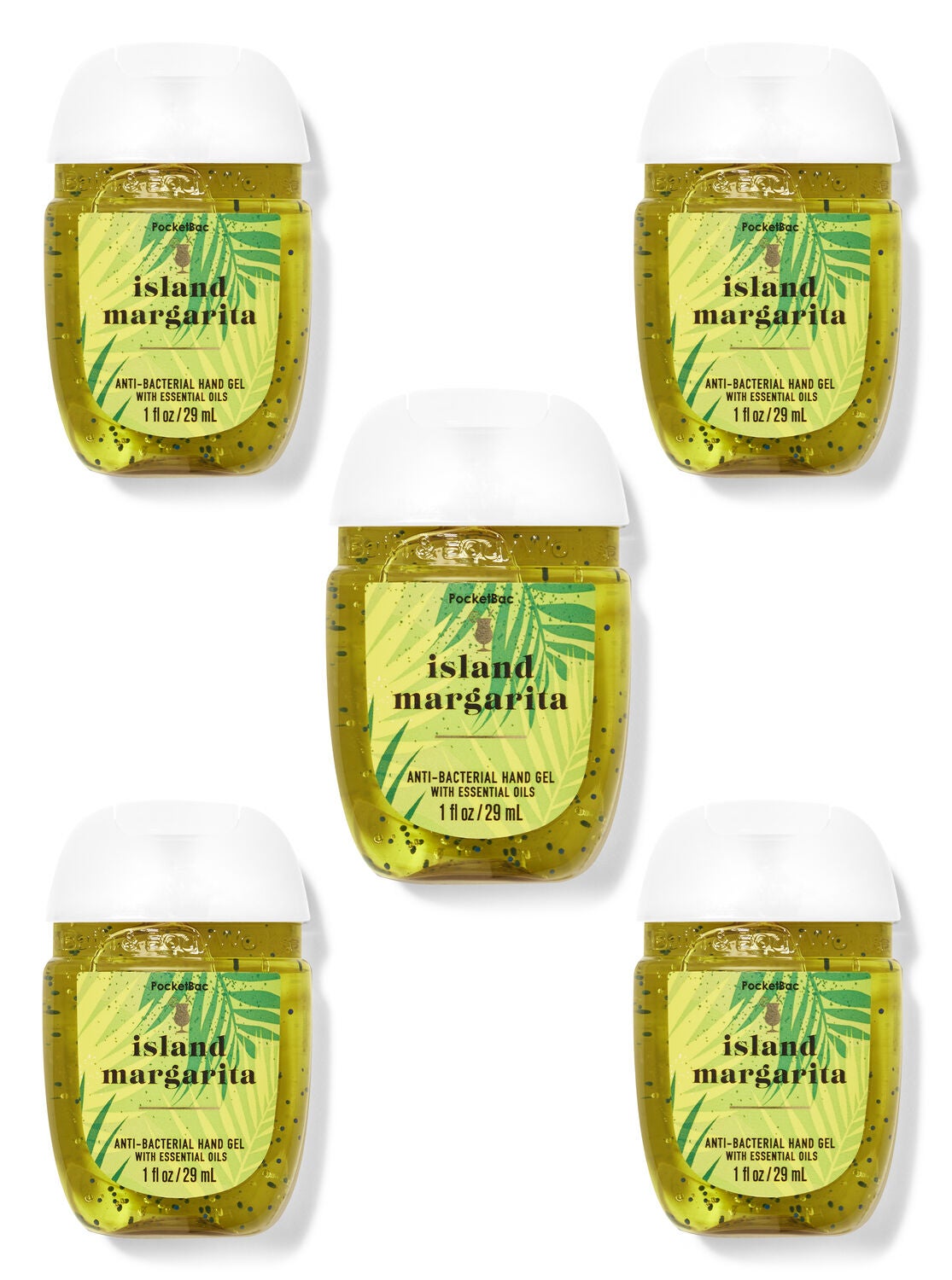 Island Margarita PocketBac Hand Sanitizers, 5-Pack