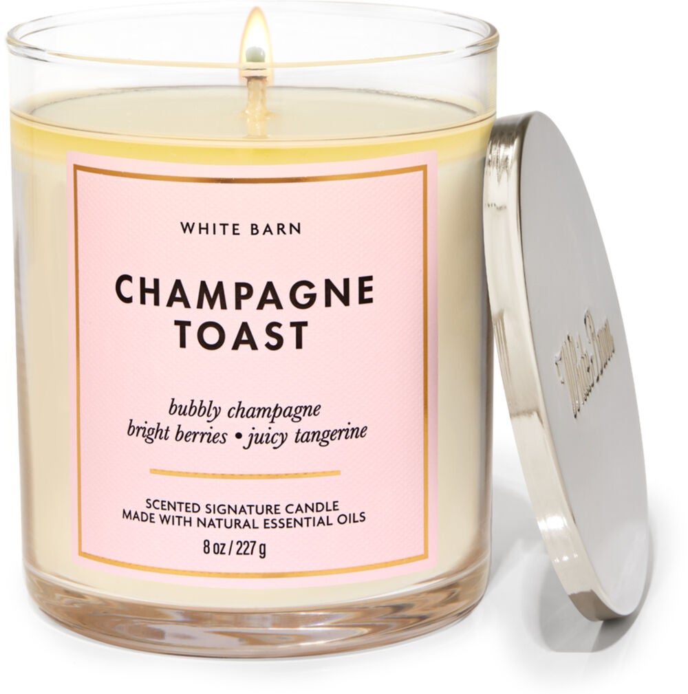 Champagne Toast Signature Single Wick Candle