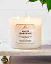 White Gardenia 3-Wick Candle