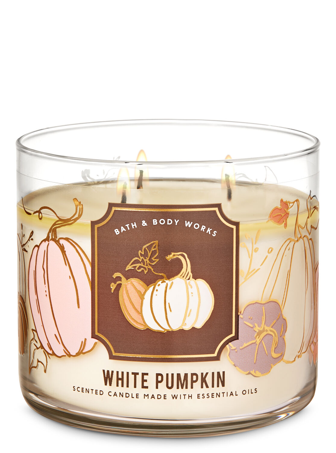 White Pumpkin 3-Wick Candle | Bath & Body Works