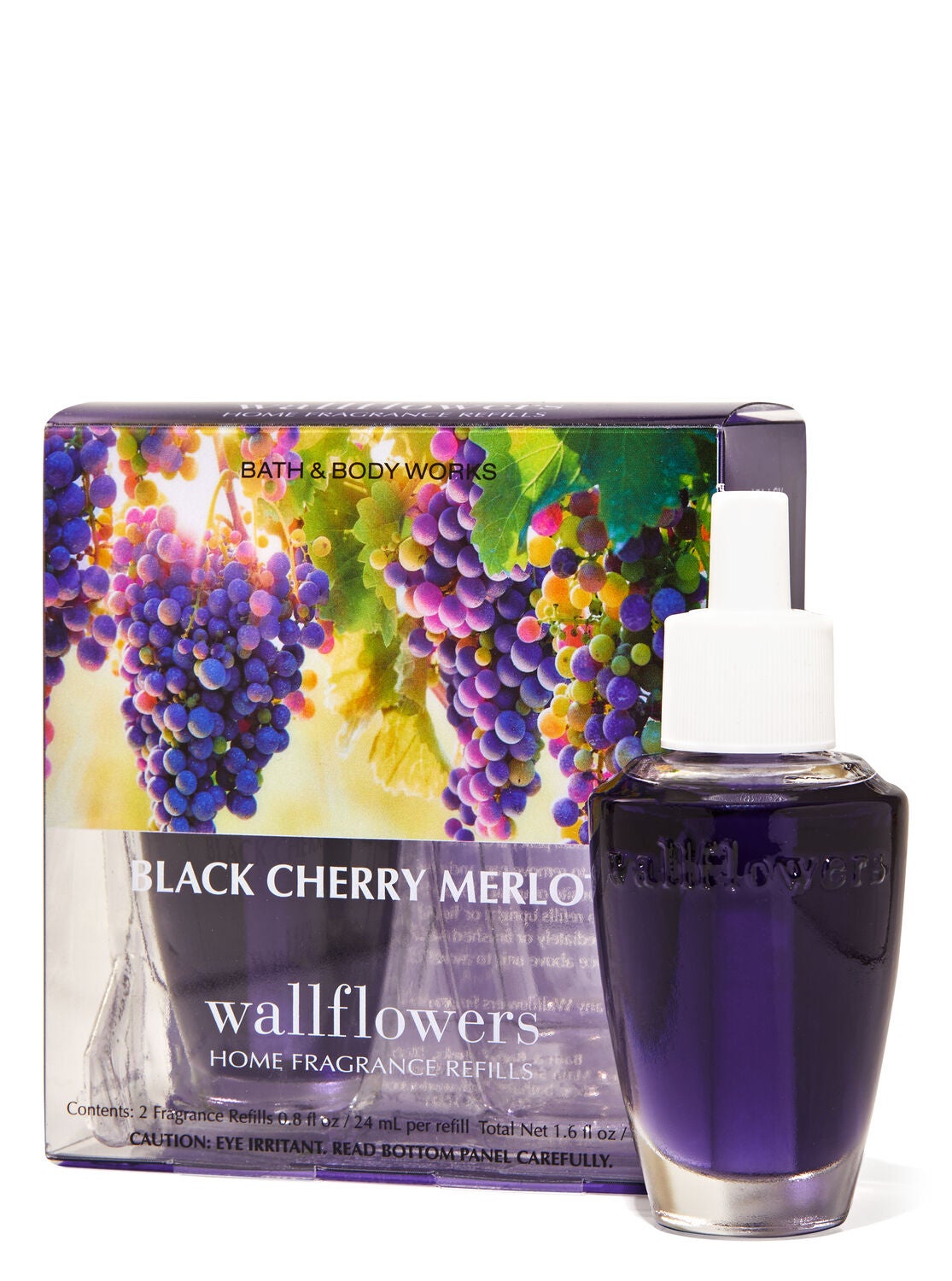 Black Cherry Merlot Wallflowers Refills, 2-Pack - Bath And Body Works