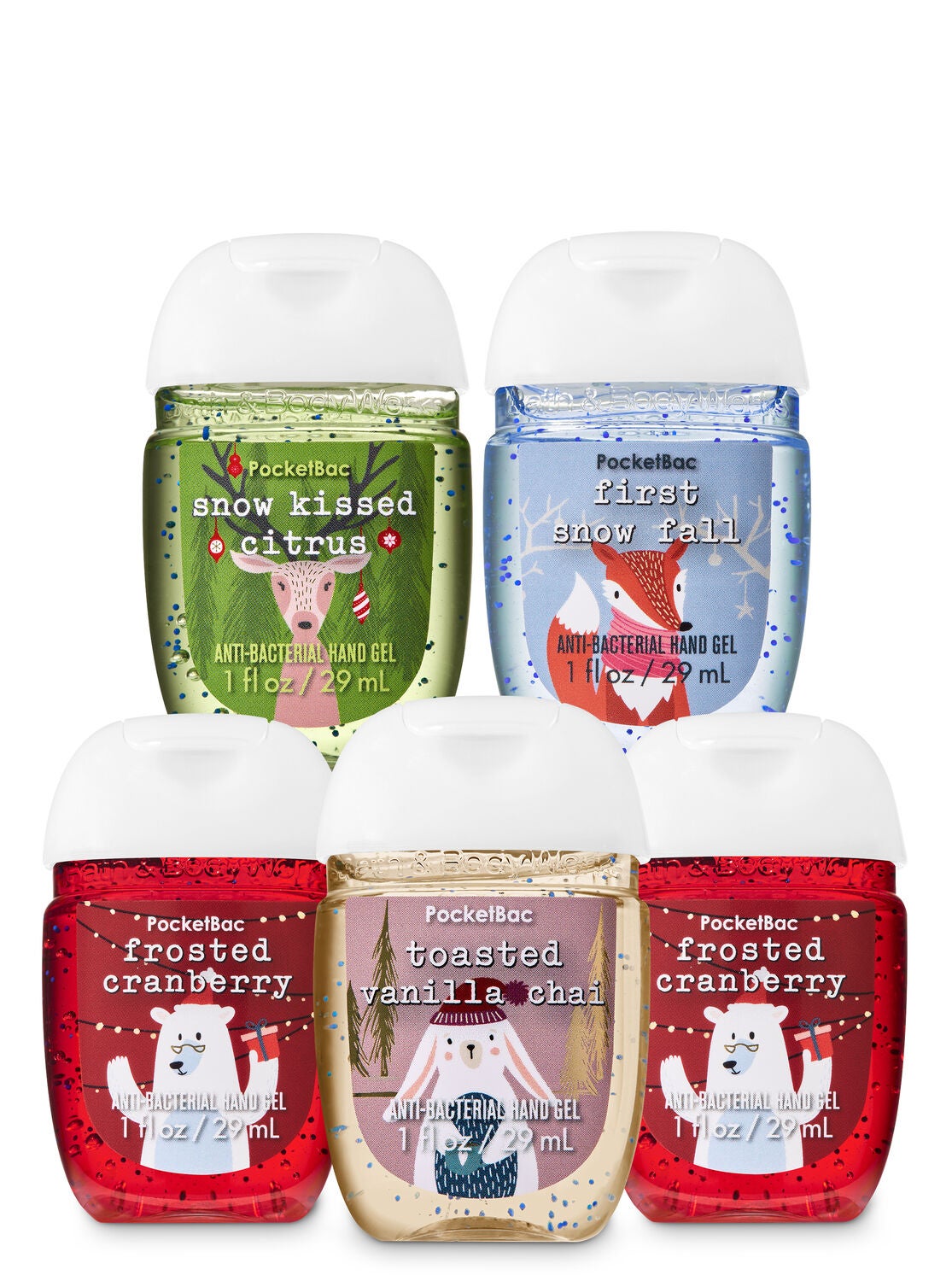 Nordic Noel Pocketbac Hand Sanitizers, 5-Pack - Bath And Body Works