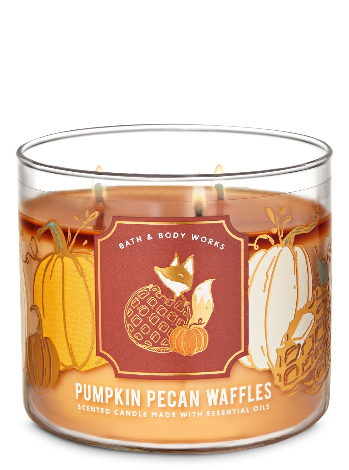 Pumpkin Pecan Waffles 3-Wick Candle | Bath & Body Works