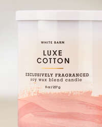 Luxe Cotton Single Wick Candle