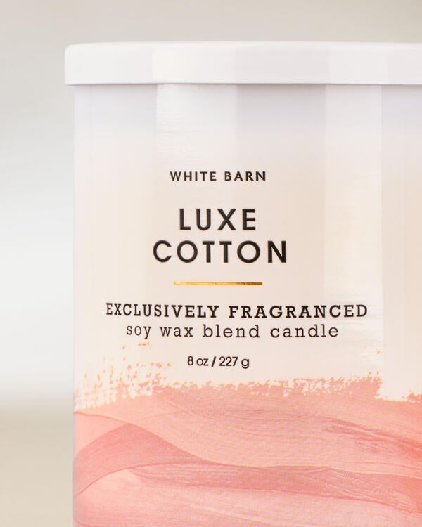 Luxe Cotton Single Wick Candle