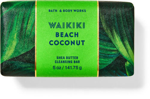 Waikiki Beach Coconut Shea Butter Cleansing Bar