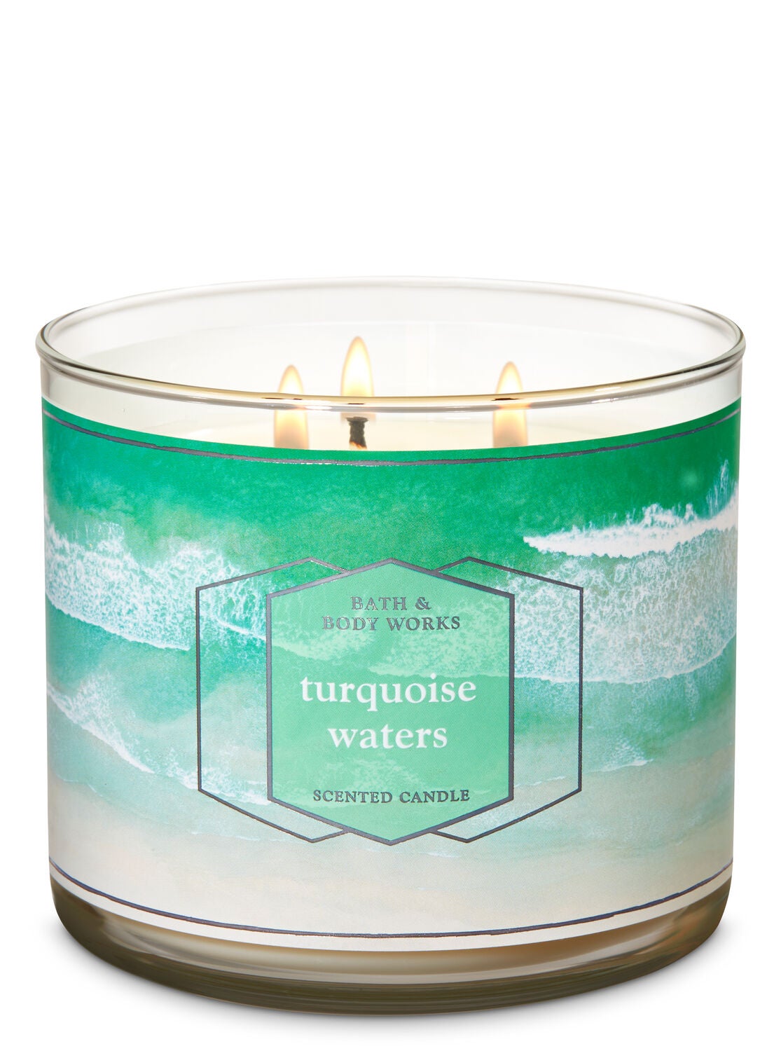 Turquoise Waters 3-Wick Candle - Bath And Body Works