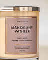 Mahogany Vanilla Single Wick Candle