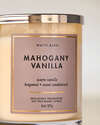 Mahogany Vanilla Single Wick Candle