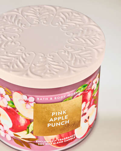 Pink Apple Punch 3-Wick Candle