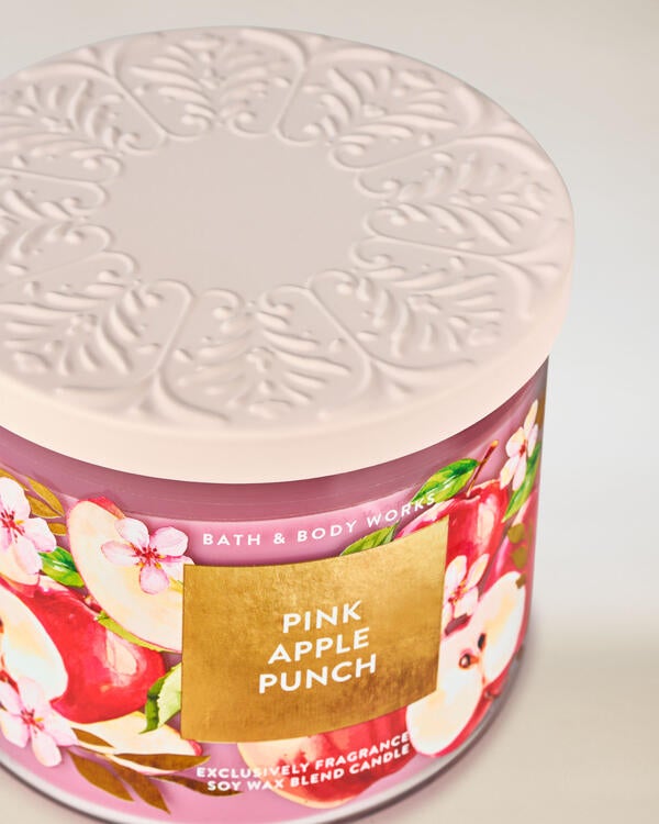 Pink Apple Punch 3-Wick Candle
