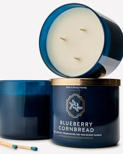Blueberry Cornbread 3-Wick Candle