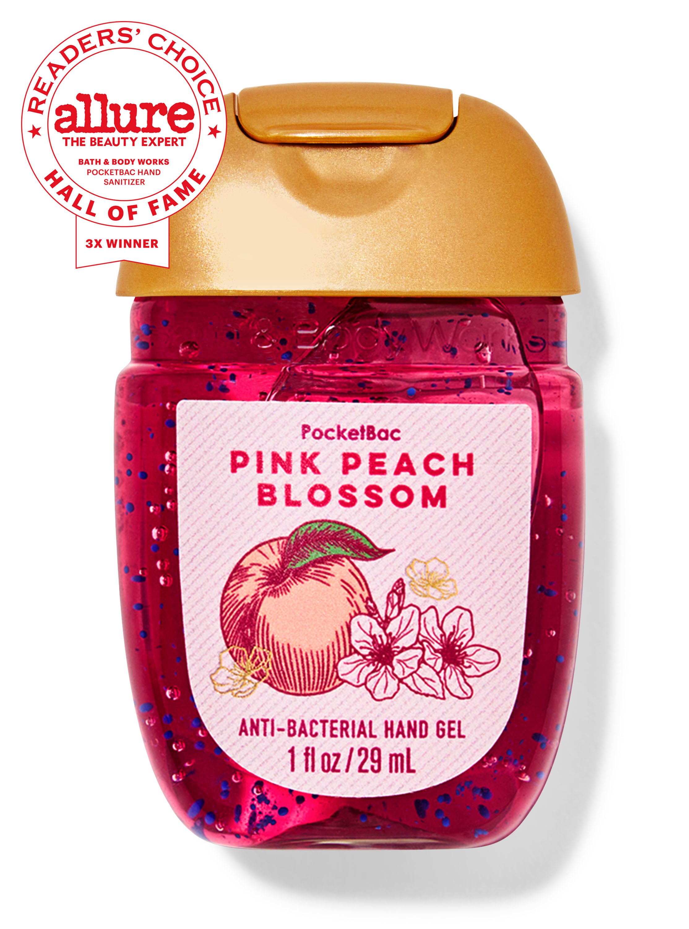 Pink Peach Blossom PocketBac Hand Sanitizer