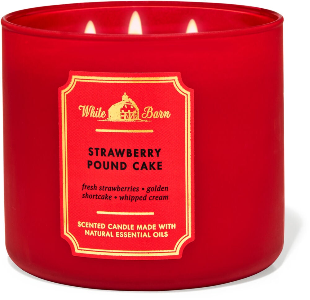 Bath and body works clearance strawberry pound cake