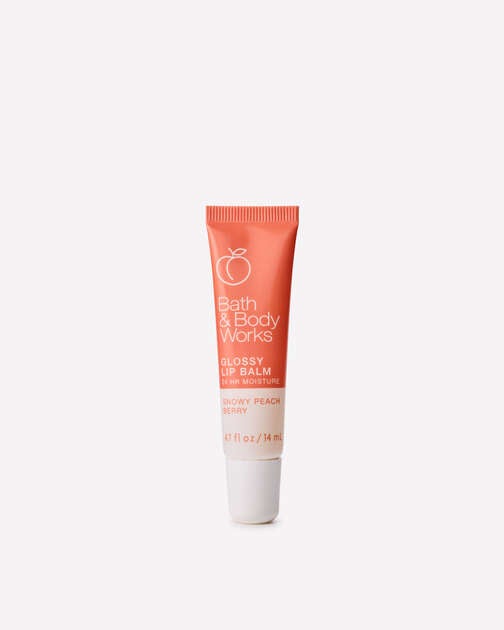 Snowy Peach Berry Glossy Lip Balm