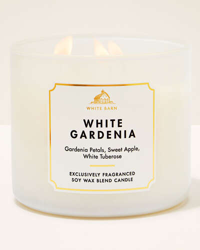 White Gardenia 3-Wick Candle