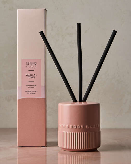 Vanilla + Tonka Fragrance Infused Liquidless Reeds