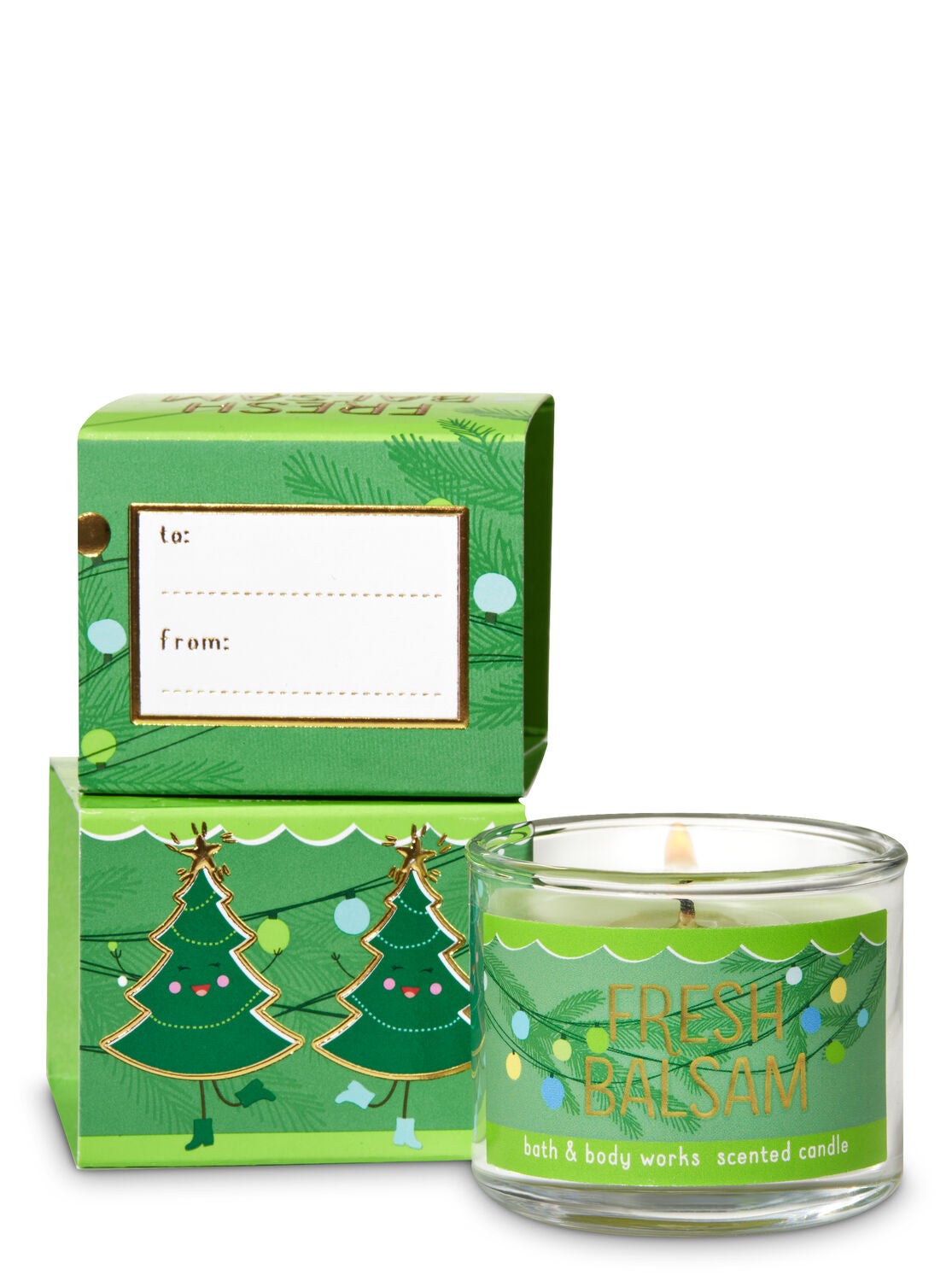 Fresh Balsam Mini Candle - Bath And Body Works